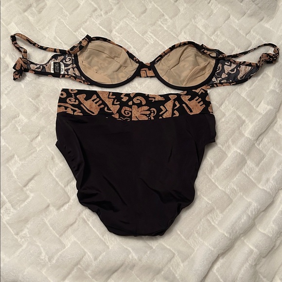 Athena Black and Tan Bikini size 16 - Picture 3 of 4